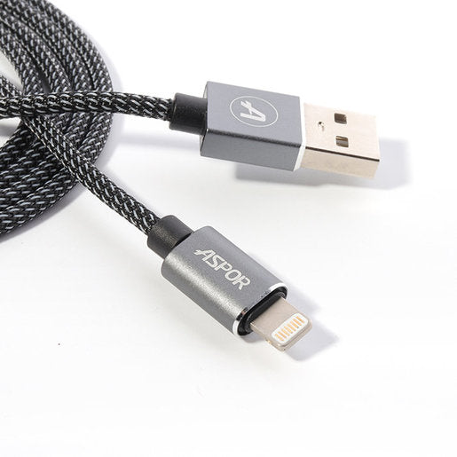 ASPOR Micro USB/Type C/Lightning Cable 1M - 3.1A Fast Charge - AC27, AC25, AC26