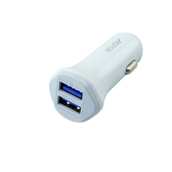 Aspor A903 Dual USB Car Charger with Micro USB Cable