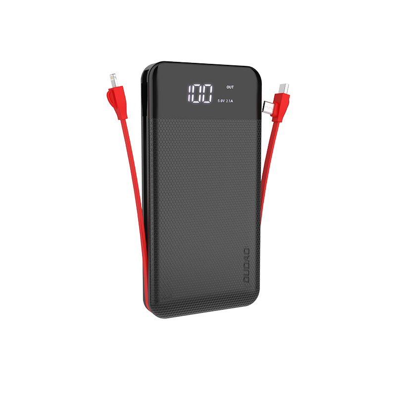 DUDAO Power Bank Built-in 3in1 Cable With Led Display Screen-K1A