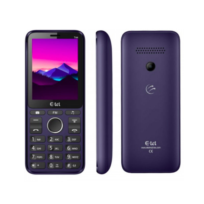 E-Tel Click T44 Button Mobile Phone