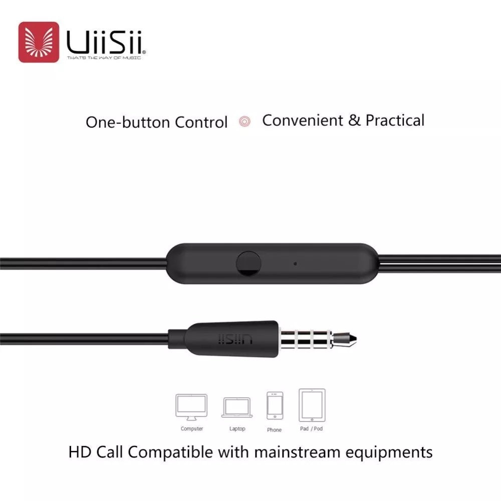 UiiSii U7 Wired Headphones with Microphone Sri Lanka SimplyTek