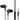 UiiSii GT900 Metal In-Ear Deep Bass Stereo Earphones - Black